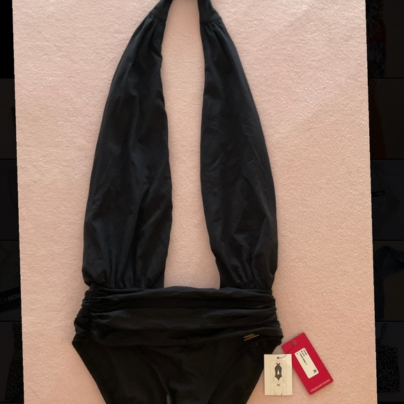 Black Vince Camuto 1pc Swimsuit - Picture 1 of 3